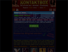 Tablet Screenshot of kontaktbox.com